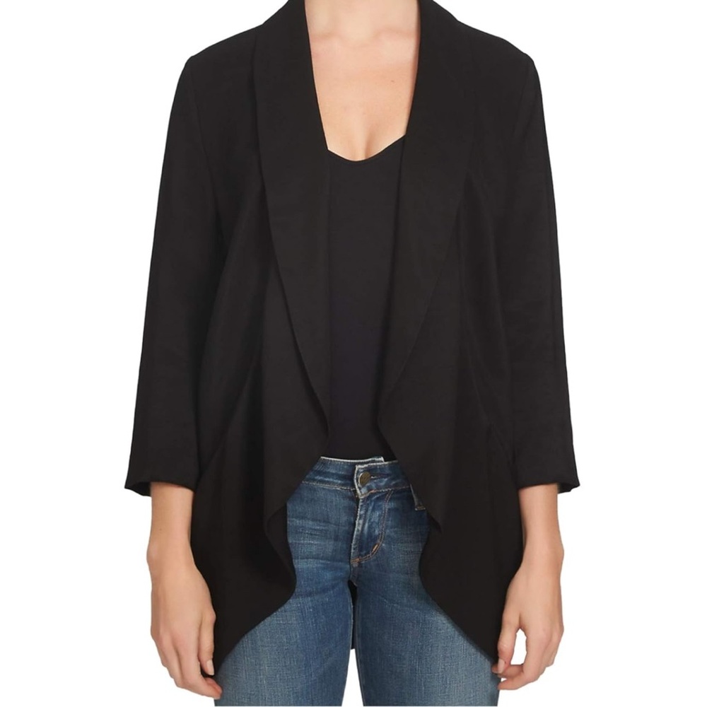 1.STATE Womens 3/4 Sleeve Bolero Jacket Blazer